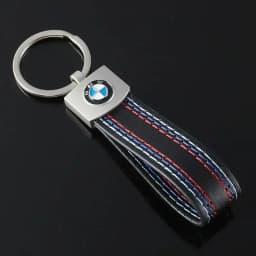 Leather Car Key Chains Man Women Keyring Pendant for Nissan BMW Decoration