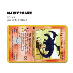 2026 New Charizard Blastoise Bulbasaur Eevee Metwo Sticker Film Skin Cover for Credit Debit Card