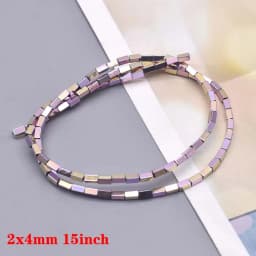 New color Natural Stone Hematite Beads Heart square Round disc Loose Spacer beads For Jewelry Making DIY
