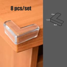 Silicone Table Corner Protector With Tape Bed Furniture Glass Table Baby & Kids Safety Equipment Anti-collision Edge Child Cover