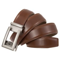 Brown Coffee Black Grass Green Men's Belt Automatic Ratchet Buckle Luxury Brand Genuine Leather Belt Men Ceinture Homme B64