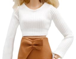 New 30cm 1/6  stripes shirt  skirt Daily Wear Accessories Clothes for Barbies doll