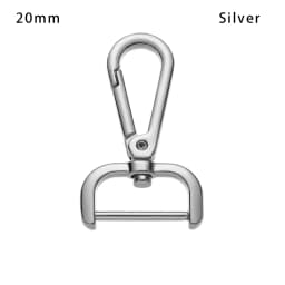 1Pcs Metal Detachable Snap Hook Trigger Clips Buckles for Leather Craft Bag Strap Belt Handle Shoulder Webbing Buckle Hook