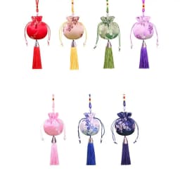 Dragon Boat Festival Sachet Plum Flower Pattern Pouch Hanfu Decoration Brocade Ethnic Style Jewelry Storage Bags Graduation Gift