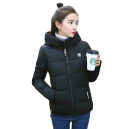 2026 Causal Ladies Padded Jacket Short Autumn Winter Wadded Jacket Women Hooded Short Coats Female Plus Size Parkas Overcoat