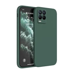 Square Case for OPPO Realme 8 Pro 4G Camera Protection Square Liquid Silicone Realme 8 5G Shockproof Covers Fundas