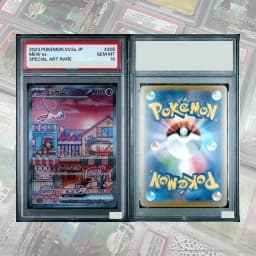 DIY Proxy PTCG Graded Collection Card Mew Vmax Secret Sword&shield Fusion Strike 269/264 English GEM MT10 Holographic Label Gift