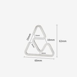 Outdoor Camping Multifunctional Integrated Hook Metal Tent Lamp Rack Double-headed Hanger Bidirectional Return Hook Outdoor Camp