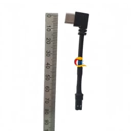 Magnetic Backplate Phone Holder Type-C Adapter 90-Degree Angled Charging Cable USB Plug Fast Charging Connector with Customizable Length