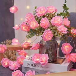 Battery Box 3M LED String Light Red Pink White Blue Rose Flower Fairy Garland Lights for Wedding Christmas Party Room Decoration