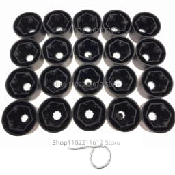 Car Wheel Hub Nut Bolt Cover for VW Polo Tiguan Golf MK4 Passat B6 CC Seat Leon Ibiza Tyre Screws Cap Auto Exterior Accessories