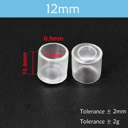 Transparent Rectangle 15-40mm Round 10-76mm Oval Chair Leg Caps Clear PVC Non-Slip Furniture Table Cover Feet Sock Protector Pad