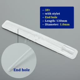 12pcs/60pcs/120pcs Cat Catheter with Stylet 3Fr End Hole 4Fr Side Holes Veterinary Urinary Cat Catheters