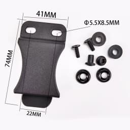 1piece K Sheath Accessories K Sheath Waist Clip Scabbard Clip Holster Clip Back Clip Knife Set Kydex Holster Clips