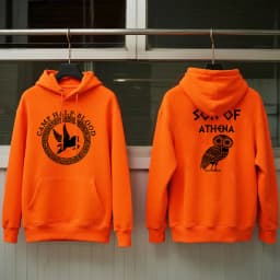 Camp Half Blood Hoodie Fall Winter Essential Half Camp Game Men Women Orange Pullovers Poseidon of Son Halloween Sweatshirt Tops