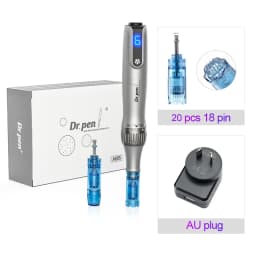 Authentic Dr pen Ultima M8S With 22 pcs Needle Pin Microneedling Pen Wireless Derma Pen Beauty Machine needle length 0.25 mm