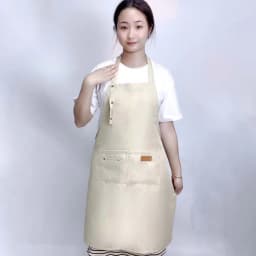 Custom Company Shop LOGO Kitchen Aprons For Woman Men Chef Work Grill Restaurant Bar Shop Cafes Beauty Nails Studios Uniform