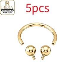 1/5PC G23 Titanium Nose Rings Piercings Lip Eyebrow Ear Septum Helix Cartilage Septum Body Jewelry Piercing Labret Nariz C Rod