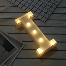16/21CM DIY Luminous Lights LED Letter Night Light Creative Letters Alphabet Number Battery Lamp Romantic Party Decoration