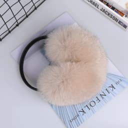Real Fox Raccoon Fur Hang Ear Cover Warm Winter Earmuffs Headwear Ear Muffs Earmuffs Cold Ear Warmer Ear Protection Headband
