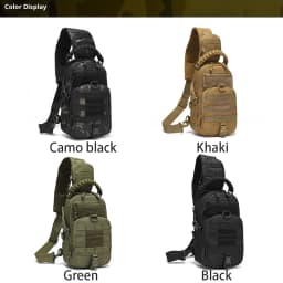 Outdoor Port Bag Pack Tactical Backpack Sling Shoulder Backpack Tactical Bag for Every Day Carry Commuting Chest Bag