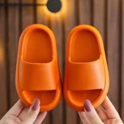 Children's Slippers Summer Indoor Non-slip Soft Bottom Thickened Boys and Girls Home Baby Bathroom Cool Slippers for Children