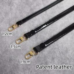 Black Lady's Bag PU Leather Shoulder Strap Crossbody Bag Belt adjustable Replace Handle Accessories
