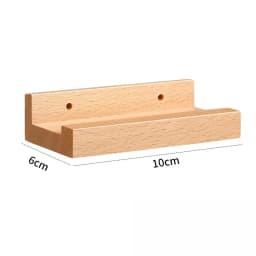 Wooden Wall Mount Vinyl Record Rack Wall Display Storage Holder for Music Albums CD Discs Home Decor Shelf Storage Rack