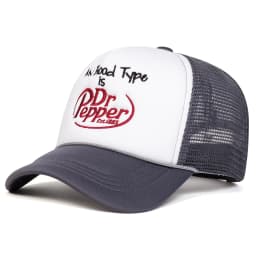 Unisex Dr Prpper Letter Embroidery Baseball Net Caps Spring and Summer Outdoor Adjustable Casual Hats Hip Hop Hat Sunscreen Hat