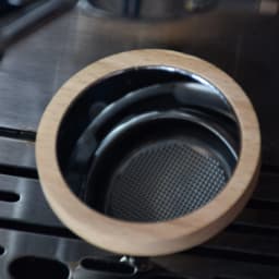 Rotation Adjustable Wooden Magnetic Reflective Observation Multi-Angle Swivel Base Round Mirror Espresso Shot Mirror
