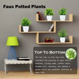 Wholesale OEM/ODM Artificial Mini Potted Plants Fake Sprayed Eucalyptus Plant in Pots House Plants for Home Office