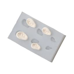 Universal Use Ear Silicone Mould Pottery Clay Ear DIY Light Clay Molds