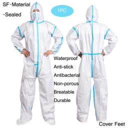 Disposable Sanitary Isolation Protection Jump Suit Work Safety Clothing Breathable Dustproof Sparying Paint Labour Overall Suit