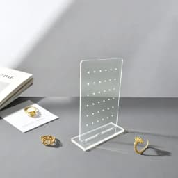 Acrylic 16-36-48 Holes Portable Earrings Ear Studs Holder Jewelry Display Stand  Earring Showcase Storage Rack Organizer Box