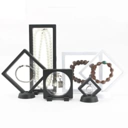 PE Film Transparent Visible Jewelry Storage Box Ring Earring Box Bracelet Necklace Display Box Jewelry Dustproof Storage Box