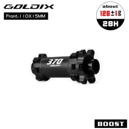 GOLDIX M370 Bicycle Hub 6-Bolt Disc Brake 28Hole Straight Pull Spoke Sealed Bearing 36T Ratchet HG/XD/MS Hub Type Standard/BOOST