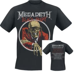 2026 Large Rip Nuclear Logo Megadeth T-Shirt Men Women Vintage Metal Rock Band Graphic Tee Cotton Summer Streetwear Top