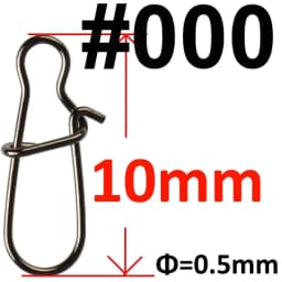 50pcs Stainless Steel Fishing Snap Hooked Snap Pin Fastlock Clip Accessories Tackle for Barrel Swivel Lure Hook
