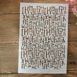 A5 21cm Cloud Layering Stencils Painting Scrapbook Coloring Embossing Album Decorative Template