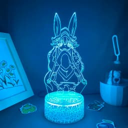 Anime Made in Abyss Nanachi 3D LED Neon Night Lights Kawaii Birthday Gift for Friend Otaku Bedroom Decor Nanachi Manga Lava Lamp