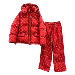 Puffer Women's Two Piece Set Winter Thick Outerwear High Waist Puffer Long Pants Thickened Version Winter Wear 2026 New Arrival
