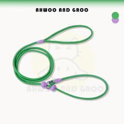 150cm Pet Dog Training Round Rope Light Weight Nylon P Chain Collar Adjustable for Small Medium Dogs Walking Leash Pet Supplies