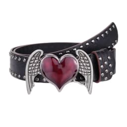 Casual Trendy Punk Rivet Belts Y2k Double Hole Eyelet Grommet Gothic Waistband Versatile Buckle Waist Belt