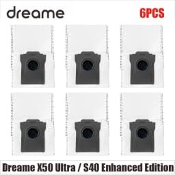 Dreame X50 Ultra / S40 Enhanced Edition Vacuum Parts Main Roller Side Brush Hepa Filter Mop Cloth Dust Bag