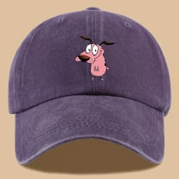 1pc Women's Cute Puppy Printed Baseball Cap with Curved Brim for Outdoor Shading Gift, Casual Headcap Playful Design Adjustable