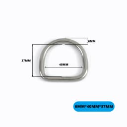 2/5/10Pcs 304# Stainless Steel D Ring Bag Strap Buckle Dog Collar Loop Clasp Webbing Backpack Belt Hook Buckles DIY Accessories
