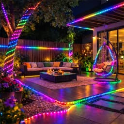 12V 4pin WS2815 Seed Pixel Outdoor LED String Lights Backup Data Wire Individually Addressable RGB Indoor Festivals Accessories