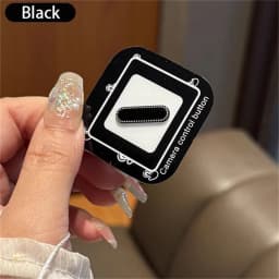 Glitter Diamond Alloy Metal Camera Control Button Cover for iPhone 17 16ProMax Plus Sensitive Smart Lens Capture Button Case
