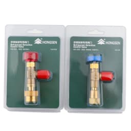 HS R410a R22 Refrigeration Tool Air conditioning Safety Valve Adapter Fitting Refrigeration Charging Copper Adapter For R410A