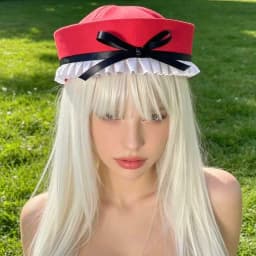 Sailor hat and scarf suit Navy Hat Unisex Captain Hat Navy Marine Hat For cruise lines, adult parties, Navy, cosplay, Outdoor